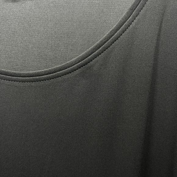 Eileen Fisher Jacket Tank Set Gray Silver Silk Evening Office Holiday 2 Pc XL - Picture 5 of 10